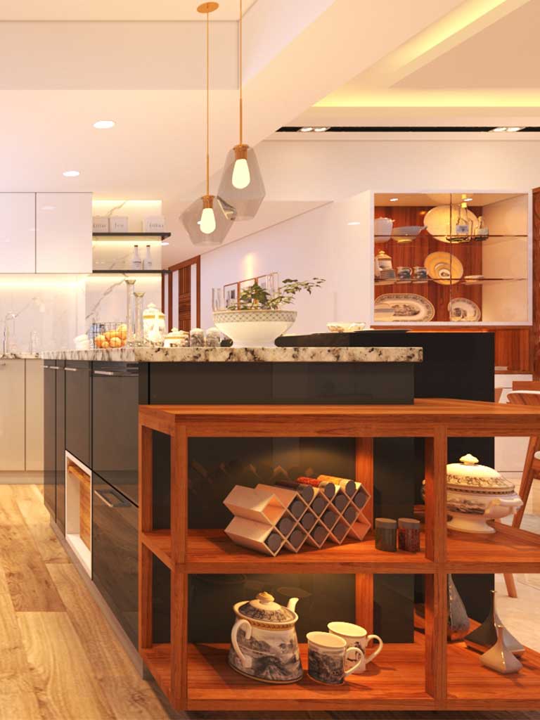 best kitchen interior designer in kolkata