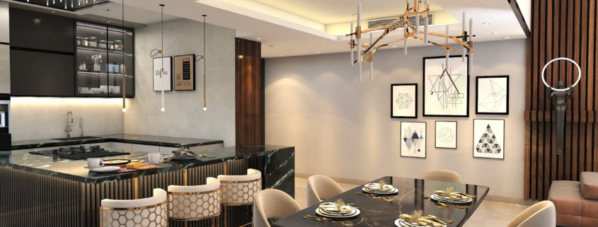 top living cum dinning-professional design