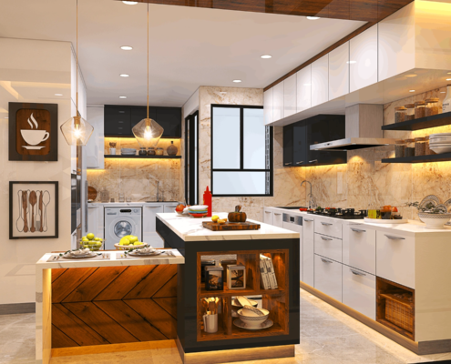 Best living cum kitchen
